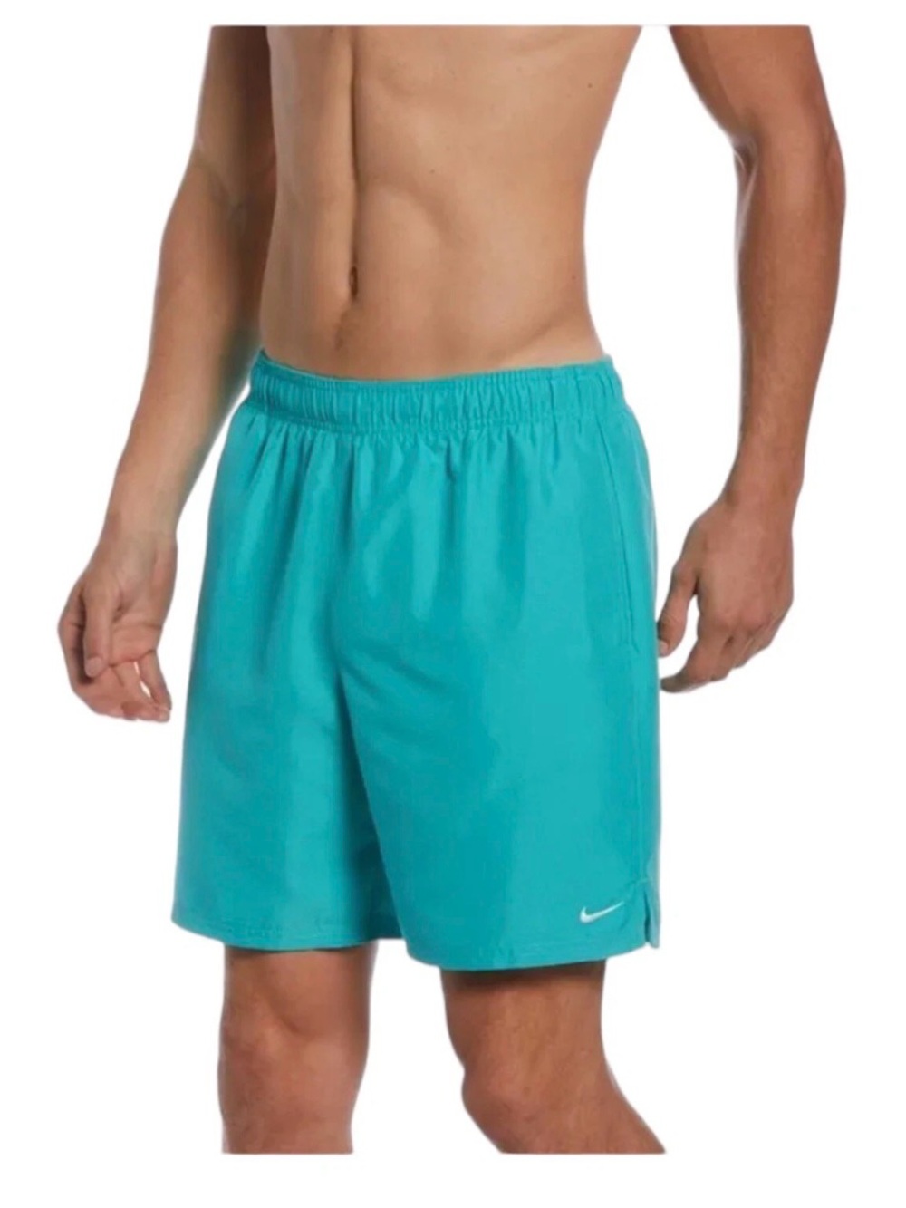 Nike Swim Men's Volley Short Swim Trunk  Teal sz m